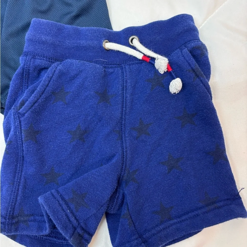 Bundle of 6 Kids Shorts Set - Blue, Black, Gray Athletic shorts
